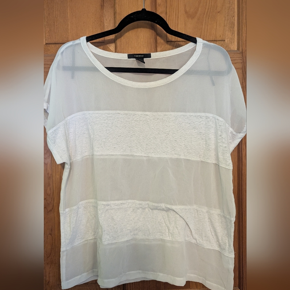 White Forever 21 Top